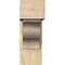 Ekena Millwork Funston Block Rough Sawn Bracket w/ Offset Brace, Douglas Fir, 8"W x 22"D x 22"H BKT0806X22X22FST05RDF - alternate 2